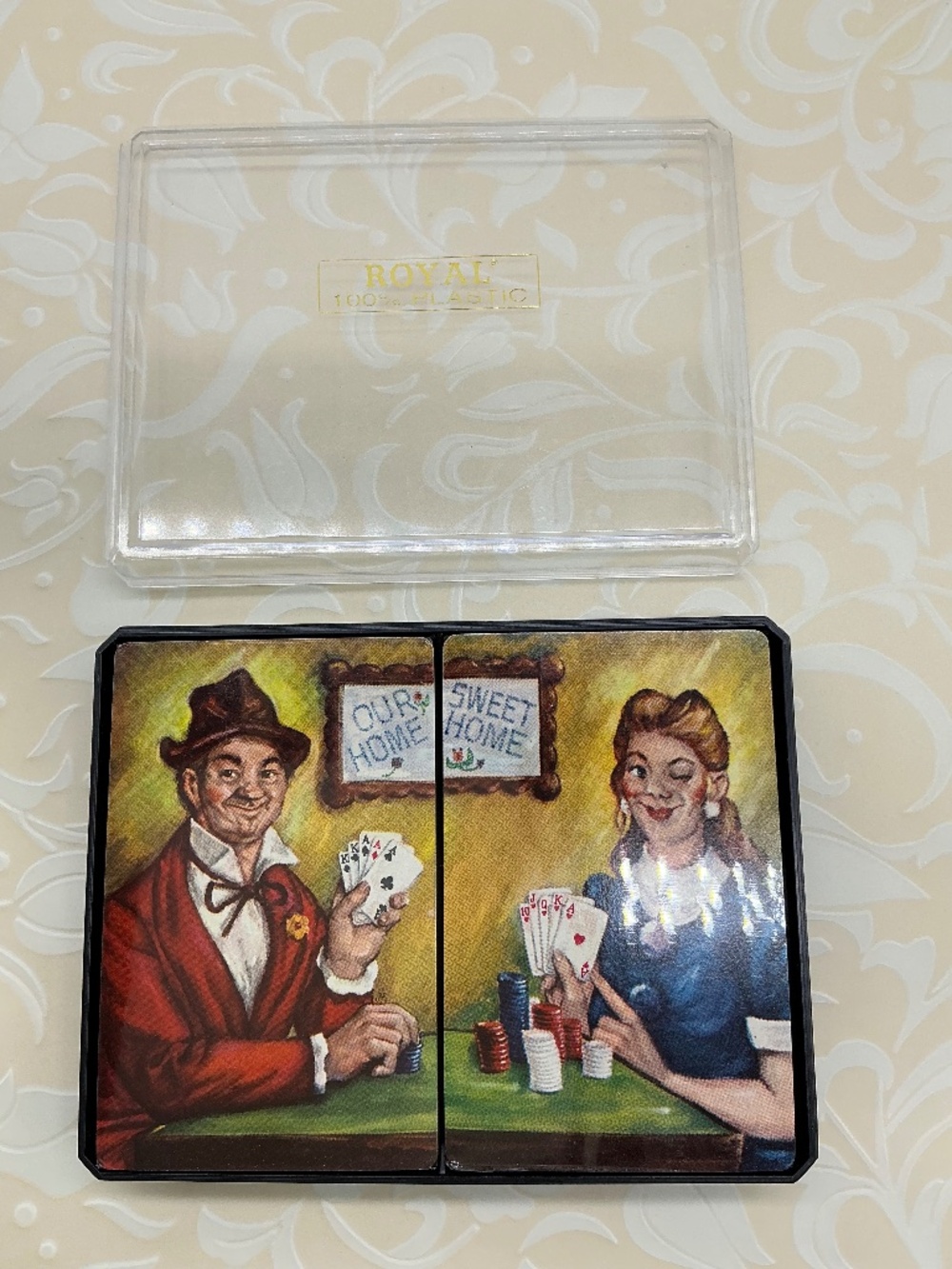 Vintage Ma and Pa The Better Half Series Playing cards